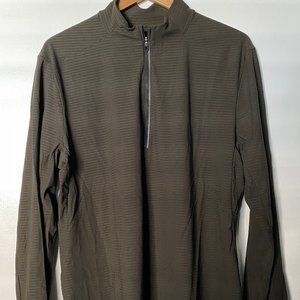 Mens Size L 1/2 Zip LS
